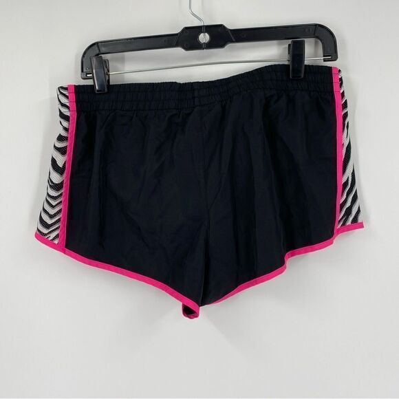 SO Women’s Lined Running Shorts Black and Pink size L - Picture 4 of 4